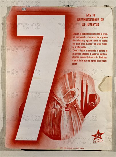 Affiche de la Guerre Civile
Les 10 revendications de la jeunesse