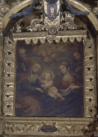 CARREÑO MIRANDA JUAN 1614/1685
SAGRADA FAMILIA - PINTURA RET MAYOR
AVILA, CONVENTO DE SAN JOSE
AVILA