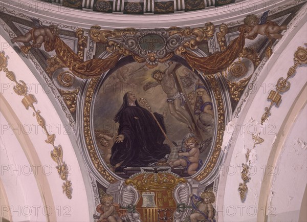 RIZZI FRANCISCO 1614-1685
PECHINA DE LA CUPULA-STA TERESA DE JESUS Y CRISTO CRUCIFICANDO
MADRID, BENEDICTINAS-SAN PLACIDO
MADRID

This image is not downloadable. Contact us for the high res.