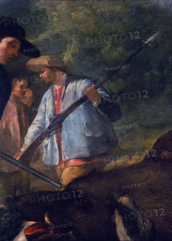 Goya, La Chasse au sanglier (détail)
