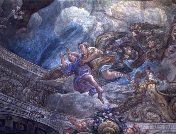 RIZZI-CARREÑO
PINTURAS CUPULA-DET-ANGELES
MADRID, IGLESIA DE SAN ANTONIO DE LOS ALEMANES
MADRID