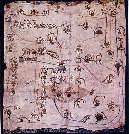 LOS CODICES DE MEJICO-MAPA DE COATLINCHAN-PAG 89
MADRID, BIBLIOTECA NACIONAL H AMERICA
MADRID

This image is not downloadable. Contact us for the high res.