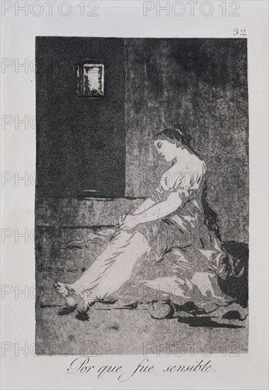 Goya, Capricho no. 32: Because She Was Susceptible
