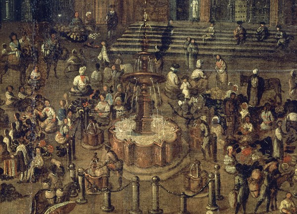 PLAZA MAYOR LIMA (PERU) - 1680 - FUENTE Y MERCADO
SEVILLA, COLECCION MARQUESA ALMUNIA
SEVILLA

This image is not downloadable. Contact us for the high res.