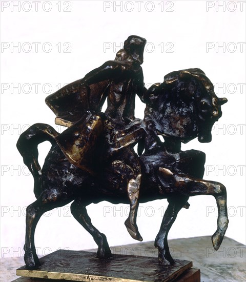 BLANCO VENANCIO
ESCULTURA-HOMBRE A CABALLO
MADRID, COLECCION PARTICULAR
MADRID