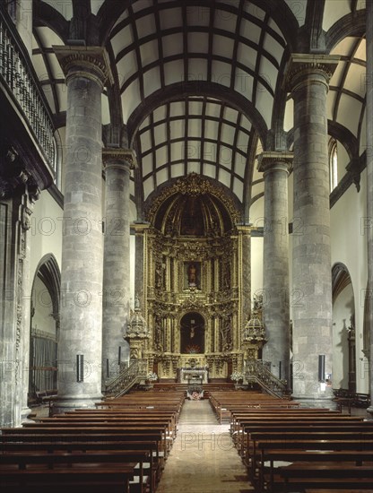 VISTA DEL INTERIOR DE LA NAVE-GOTICO
AZPEITIA, IGLESIA DE SAN SEBASTIAN SOREASU
GUIPUZCOA

This image is not downloadable. Contact us for the high res.