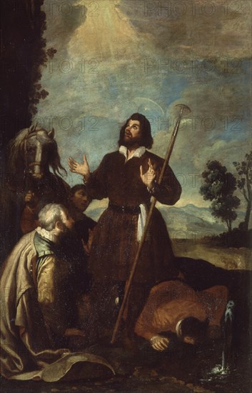 LEONARDO JUSEPE 1601/48
S ISIDRO Y EL MILAGRO DE LA FUENTE   O/L  1,60x1,05
MADRID, MUSEO MUNICIPAL
MADRID