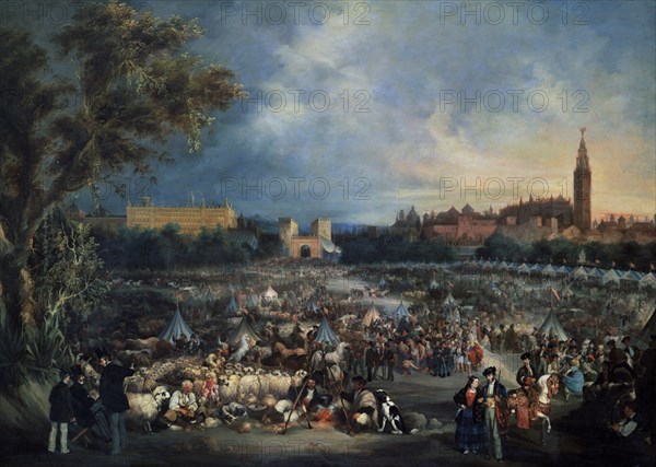 CORTES ANDRES 1810-79
LA FERIA DE SEVILLA-OLEO/LIENZO-148 X 204,5 CMS-HACIA 1852
BILBAO, MUSEO BELLAS ARTES
VIZCAYA

This image is not downloadable. Contact us for the high res.
