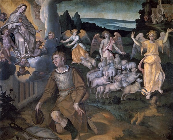 PACHECO FRANCISCO 1564/1644
APARICION VIRGEN MERCED A SAN RAMON
SEVILLA, MUSEO BELLAS ARTES - CONVENTO MERCEDARIAS CALZADAD
SEVILLA