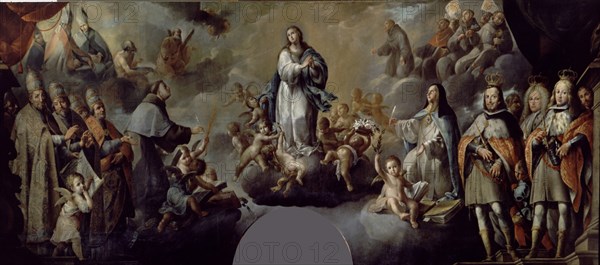 MARTINEZ DOMINGO
APOTEOSIS DE LA INMACULADA (INMACULADA ENTRE SANTOS Y REYES)
SEVILLA, MUSEO BELLAS ARTES - CONVENTO MERCEDARIAS CALZADAD
SEVILLA