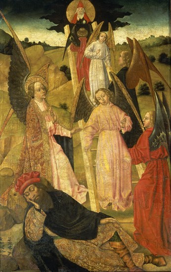 EL SUENO DE JACOB - PINTURA GOTICA
SEVILLA, MUSEO BELLAS ARTES - CONVENTO MERCEDARIAS CALZADAD
SEVILLA