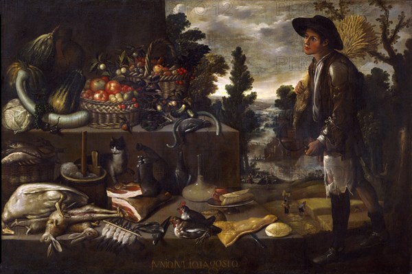 BARRERA FRANCISCO 1595/1658
EL VERANO (BODEGON) - 1638
SEVILLA, MUSEO BELLAS ARTES - CONVENTO MERCEDARIAS CALZADAD
SEVILLA