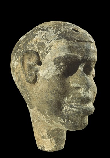 PROTOMO NEGROIDE-ARCILLA. PROC PUNTA DE NAO-CADIZ S VII AC- FENICIO.28x17
CADIZ, MUSEO ARQUEOLOGICO Y BB ARTES
CADIZ