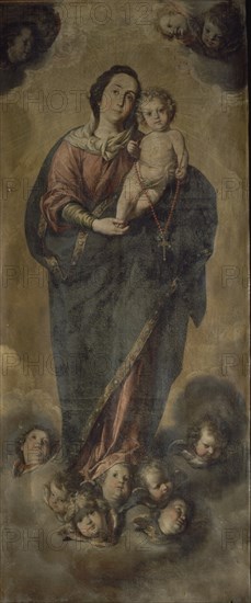 CASTILLO ANTONIO DEL 1616/68
VIRGEN DEL ROSARIO-PINTURA BARROCA
CORDOBA, CATEDRAL
CORDOBA