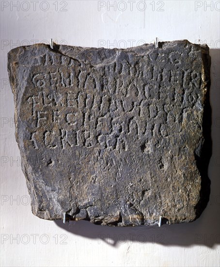 LAPIDA FUNERARIA DE FLORESCINDUS
GRANADA, MUSEO HISPANO-MUSULMAN
GRANADA

This image is not downloadable. Contact us for the high res.