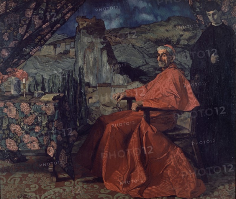 Ignacio Zuloaga (1870-1945)     EL CARDENAL - 1912 - O/L - 201 X 236 CM.