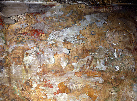CORONACION DE LA VIRGEN-PINTURA MURAL
SANLUCAR LA MAYOR, IGLESIA DE SANTA MARIA
SEVILLA