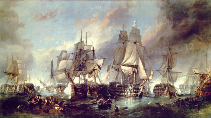 La bataille de Trafalgar