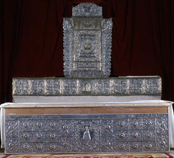 ALTAR DE PLATA REPUJADA
BUDIA, IGLESIA PARROQUIAL
GUADALAJARA

This image is not downloadable. Contact us for the high res.