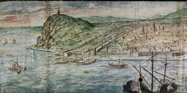WYNGAERDE ANTON VAN DEN ?/1571
BARCELONA-DIBUJO-AGUADA-1563-422X980MM
VIENA, BIBLIOTECA NACIONAL
AUSTRIA
