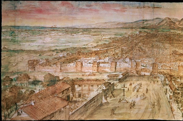 WYNGAERDE ANTON VAN DEN ?/1571
ALCALA DE HENARES-1565-DIBUJO-AGUADA-395x1000mm-URBANISMO RENACENTISTA
VIENA, BIBLIOTECA NACIONAL
AUSTRIA