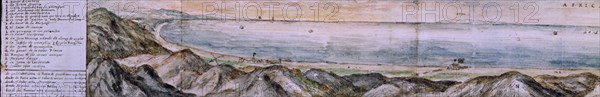 WYNGAERDE ANTON VAN DEN ?/1571
LA COSTA DE AFRICA-1567-DIBUJO-AGUADA-140X1354M
VIENA, BIBLIOTECA NACIONAL
AUSTRIA