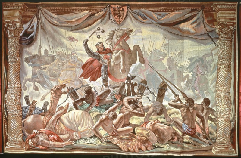 Sancho VII breaks the chains of his captivity