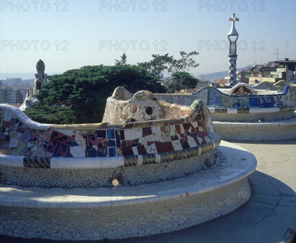 GAUDI ANTONI 1852-1926
BANCO SERPENTEANTE-DETALLE DE CERAMICAS
BARCELONA, PARQUE GÜELL
BARCELONA

This image is not downloadable. Contact us for the high res.