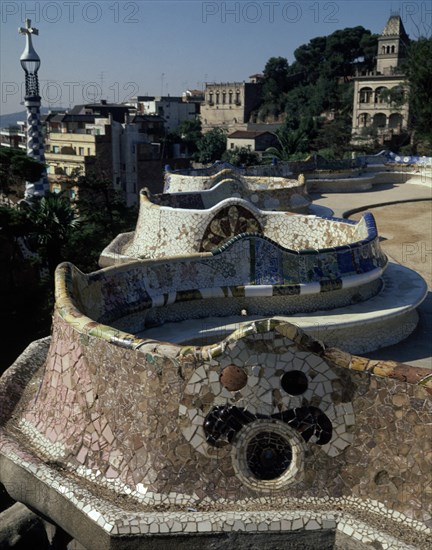 JUJOL J Mª Y GAUDI A
PARQUE GUELL - VISTA DEL BANCO SERPENTEANTE EN LA GRAN PLAZA - 1900/1914
BARCELONA, PARQUE GÜELL
BARCELONA

This image is not downloadable. Contact us for the high res.