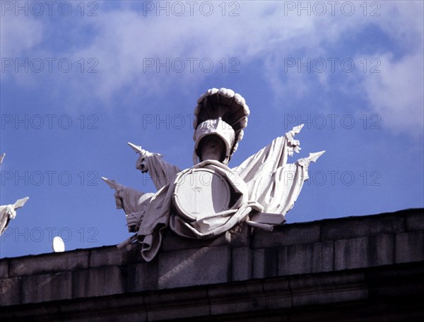 SABATINI FRANCESCO 1722/1797
TROFEOS GUERREROS-PUERTA DE ALCALA-DETALLE
MADRID, PUERTA DE ALCALA
MADRID

This image is not downloadable. Contact us for the high res.