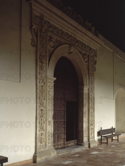 SILOE DIEGO DE 1495/1563
PUERTA DEL CLAUSTRO-RENACENTISTA
GRANADA, MONASTERIO DE SAN JERONIMO
GRANADA

This image is not downloadable. Contact us for the high res.