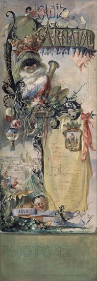 CARTEL DE CARNAVAL DE 1898
CADIZ, MUSEO MUNICIPAL-HISTORICO
CADIZ