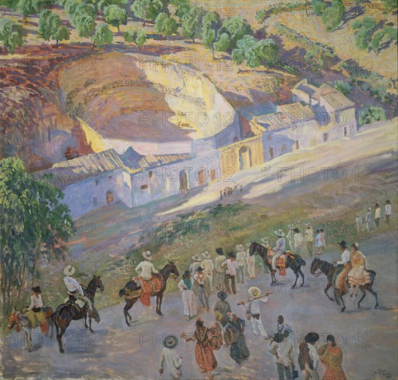PRIETO SANTOS
CORRIDA DE TOROS EN ARCOS-1933
CADIZ, MUSEO ARQUEOLOGICO Y BB ARTES
CADIZ

This image is not downloadable. Contact us for the high res.