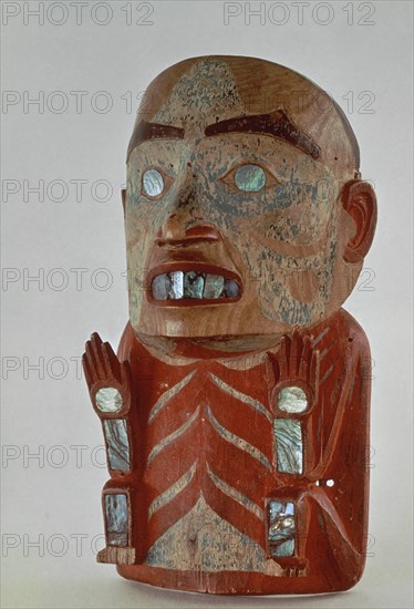 IDOLO DE MADERA Y PIEDRAS-INDIOS DE COSTAS NOROESTE AMERICA

This image is not downloadable. Contact us for the high res.