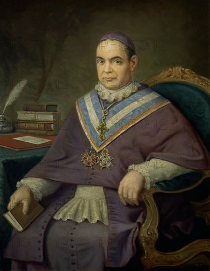 MADRAZO Y KUNTZ LUIS 1825/1897
SAN ANTONIO MARIA CLARET.ARZOBISPO,FUNDADOR MISIONES,CONFESOR ISABEL II
MADRID, MUSEO ROMANTICO
MADRID