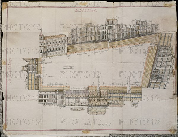 PLANO DE LA PLAZA DE S FRANCISCO PREPARADA CON TRIBUNAS PARA UNA CORRIDA DE TOROS-S XVIII-TOMO 7
SEVILLA, ARCHIVO MUNICIPAL
SEVILLA

This image is not downloadable. Contact us for the high res.