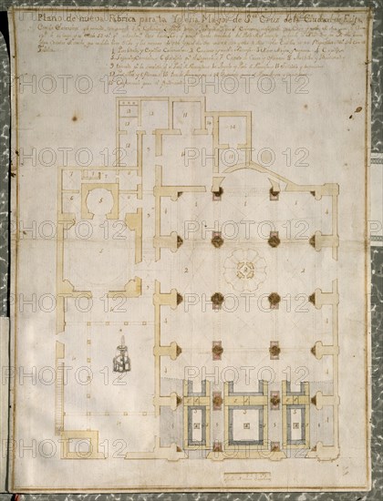 ARCHIVO-PLANTA ORIGINAL DE LA IGL DE STA MARIA DE ECIJA
SEVILLA, CATEDRAL
SEVILLA

This image is not downloadable. Contact us for the high res.