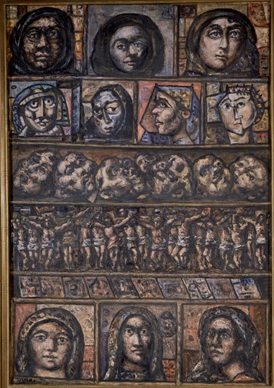 LAXEIRO JOSE OTERO ABELEDO1908/96
RETABLO DE LAS VIUDAS 1970/80 - O/L     143X203 CM
MADRID, SENADO-PINTURA
MADRID

This image is not downloadable. Contact us for the high res.