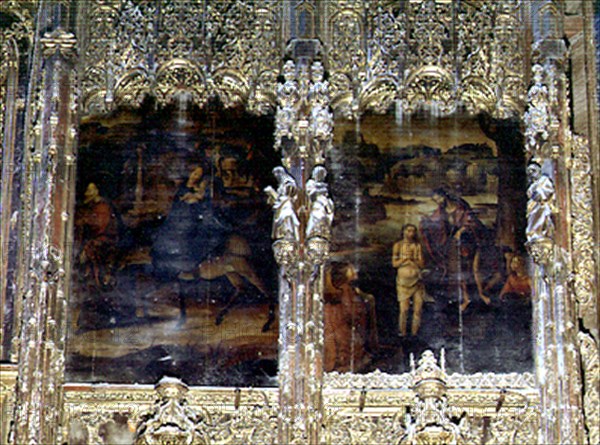 FERNANDEZ ALEJO 1475-1545
RETABLO - PINTURAS DEL SIGLO XVI
MARCHENA, IGLESIA DE SAN JUAN BAUTISTA
SEVILLA

This image is not downloadable. Contact us for the high res.