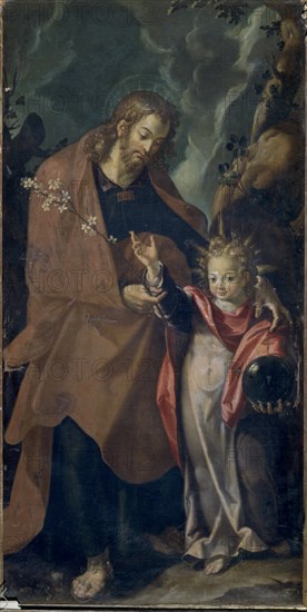 VAZQUEZ ALONSO 1564/1608
IGLESIA - RETABLO MAYOR - PINTURAS LATERALES
MARCHENA, COLEGIO SANTA ISABEL
SEVILLA

This image is not downloadable. Contact us for the high res.