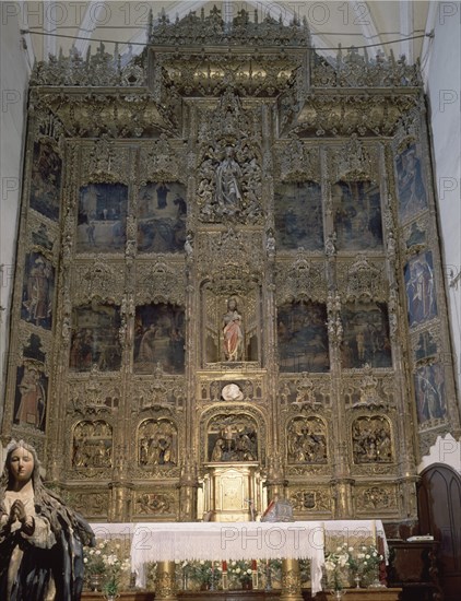 FERNANDEZ ALEJO 1475-1545
RETABLO MAYOR - CONJUNTO-FLAMENCO CON ESCULTURA Y PINTURA S XVI
MARCHENA, IGLESIA DE SAN JUAN BAUTISTA
SEVILLA

This image is not downloadable. Contact us for the high res.