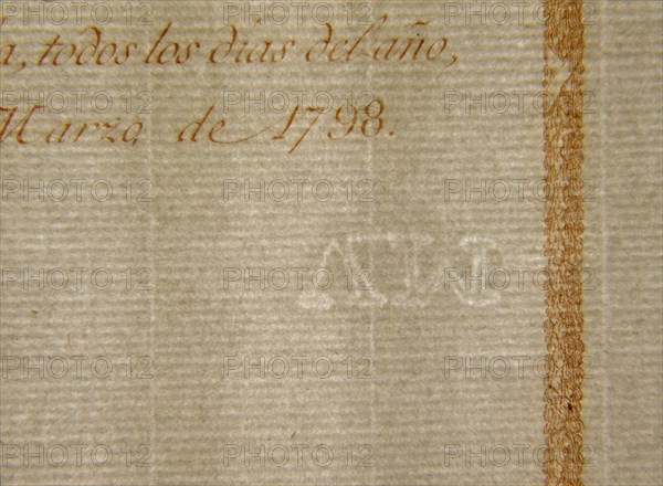 DOCUMENTO-DET DE FILIGRANA
MADRID, BANCO DE ESPAÑA-DOCUMENTOS
MADRID