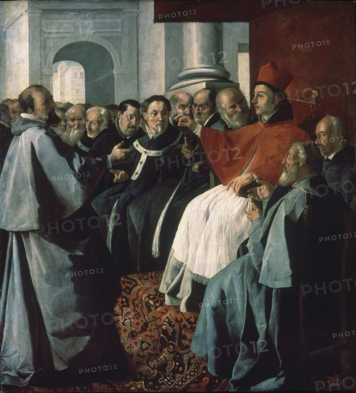 Zurbaran, Saint Bonaventure au concile de Lyon en 1274