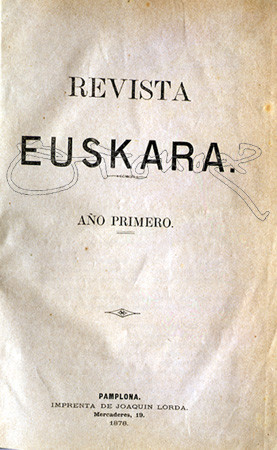 REVISTA EUSKERA-PORTADA DE 1878
PAMPLONA, ARCHIVO GRAL NAVARRA
NAVARRA

This image is not downloadable. Contact us for the high res.