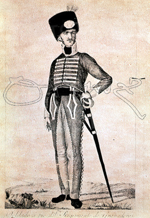 SOLDADO A PIE DEL REGIMIENTO DE GRANADEROS DE F VII
MADRID, MUSEO MUNICIPAL
MADRID