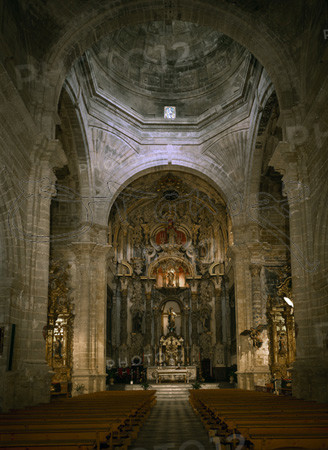 ROJAS DE CRISTOBAL
INTERIOR DE LA NAVE CENTRAL CON LA CUPULA
SANLUCAR DE BARRAMEDA, IGLESIA DE SANTO DOMINGO
CADIZ
