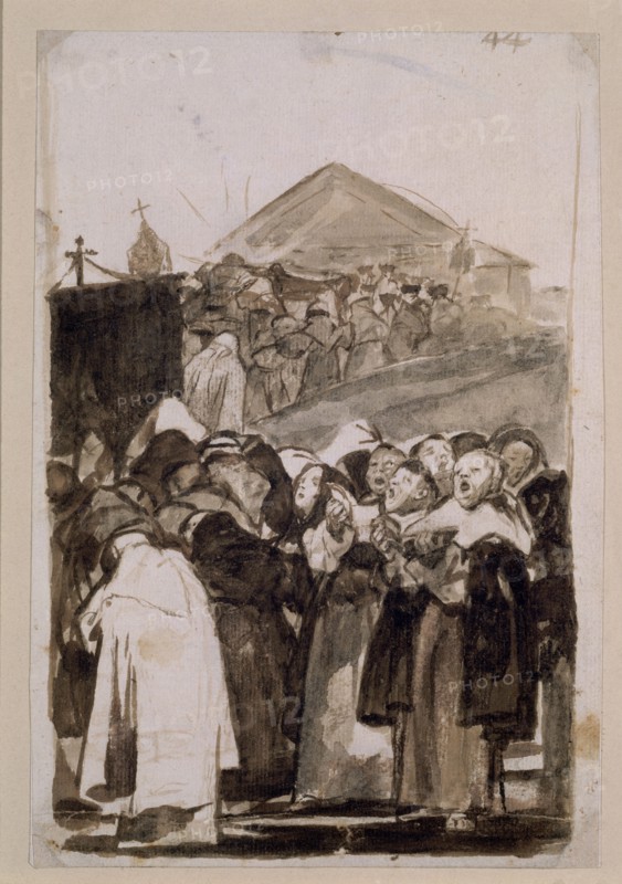 Goya, Une procession