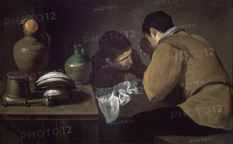 Vélasquez, Deux hommes à table