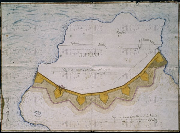 LA HABANA-MURALLA-1675-STO DOMINGO-M Y P 70- URBANISMO HISPANOAMERICA
SEVILLA, ARCHIVO INDIAS
SEVILLA