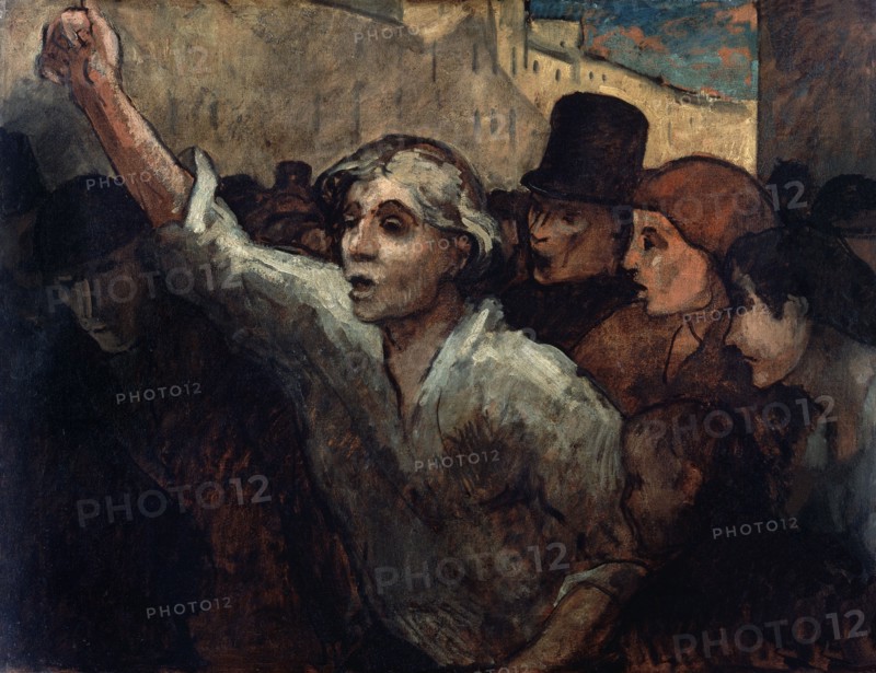Daumier, The Uprising
